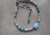 7″ w/2″ extensionTurquoise glazed Egyptian Scarab
