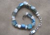 6 1/2″ w/ 1 1/2″ extension Turquoise dyed shell