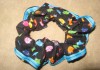 SCRUNCHIES… KITTY FACES ON BLACK