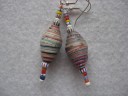 Hand Rolled Paper Earring