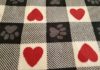 SOFT PAWS AND HEARTS Catnip Blanket
