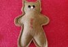 Gingerbread Kitty Catnip Toy