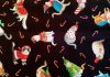 CANDY CANE CATS Catnip Blanket
